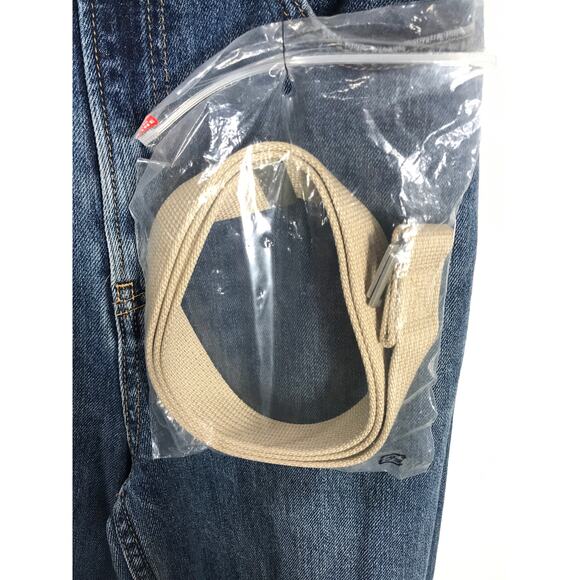 New Moussy Knee Slit Loose Straight Jeans - Picture 10 of 12